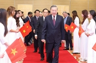 Top leader attends opening of 33rd Diplomatic Conference
